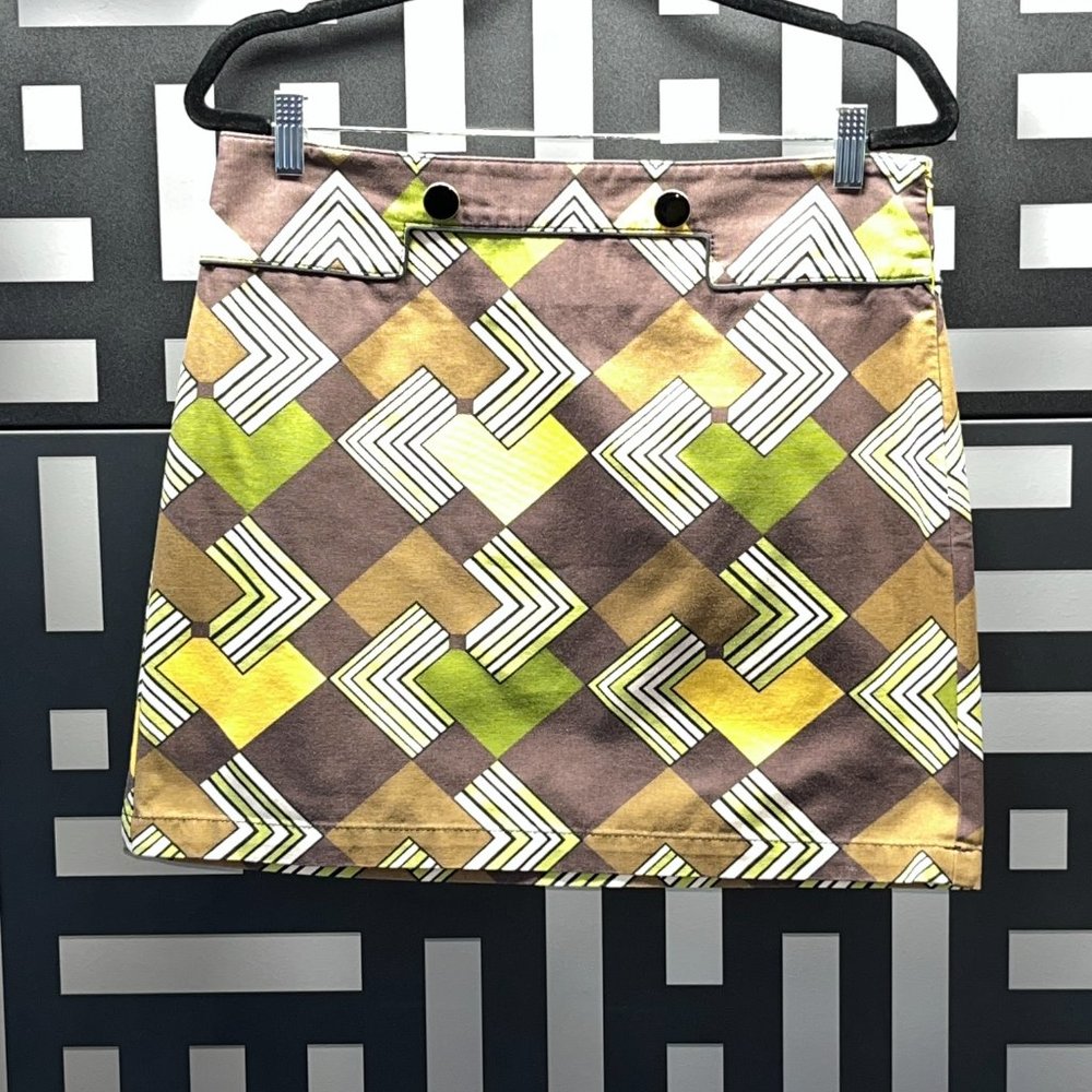Ann Taylor Loft Geometric Print Skirt